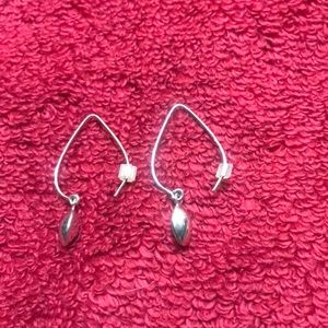 Dainty silpada tear drop earrings